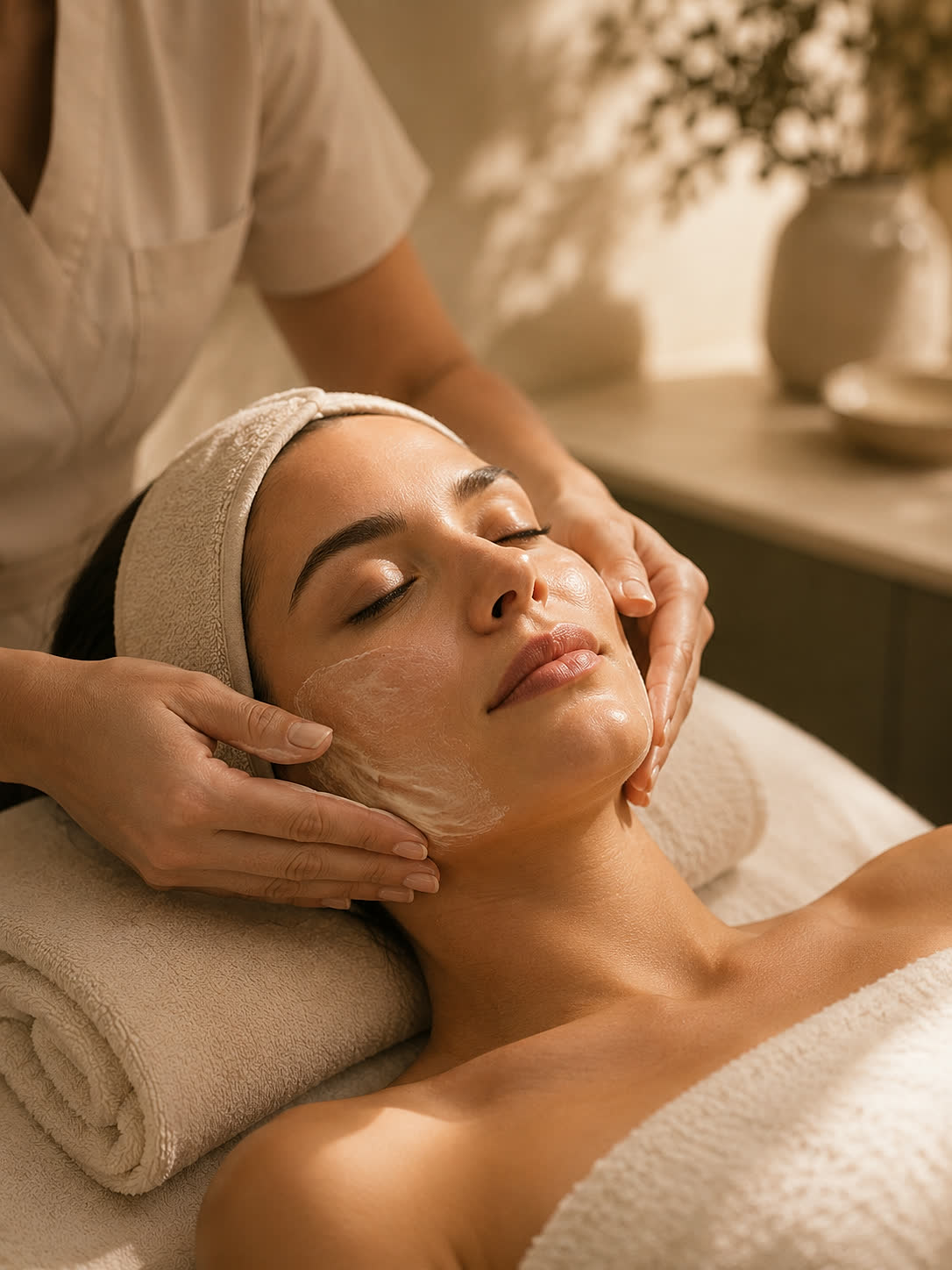 Advanced medical facial therapy